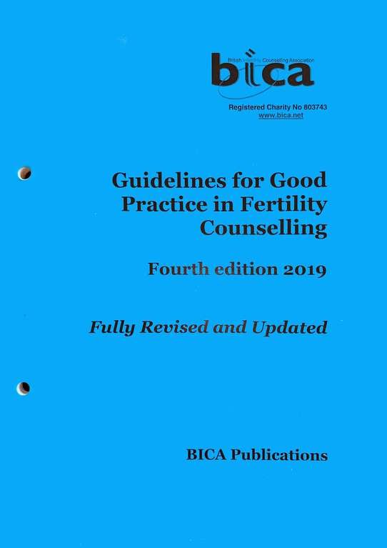 Guidelines for Good Practice in Fertility Counselling 4th Edition 2019